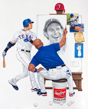 Vernon Wells, Self-Portrait