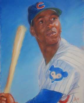 Kevin McNeil, Ernie Banks of the Chicago Cubs
