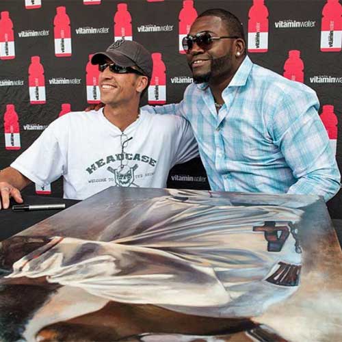 Brian Fox with David Ortiz
