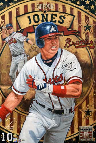 Chipper Jones, by Justyn Farano