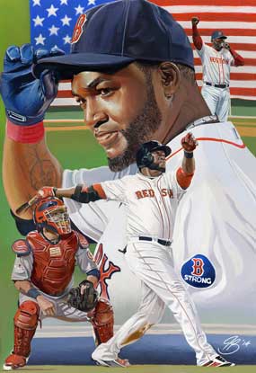 David Ortiz, "Tip of the Cap" by Jon Banchick