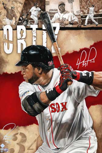 David Ortiz, by Justyn Farano