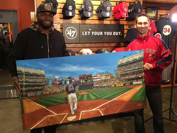 David Ortiz with Justyn Farano
