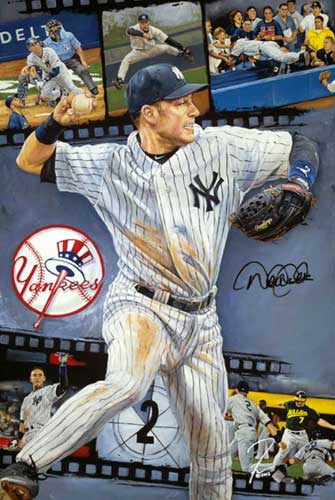Derek Jeter, by Justyn Farano