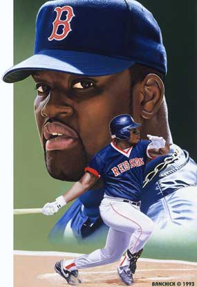 Mo Vaughn, by Jon Banchick