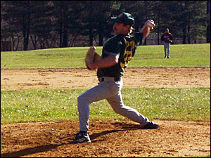 Dave Joseph of the Brockton A's goes several innings
