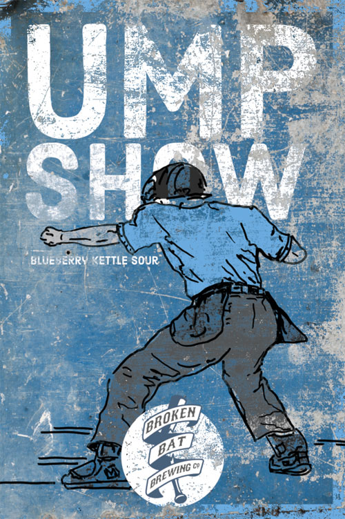 Ump Show Blueberry Kettle Sour – Broken Bat Brewing