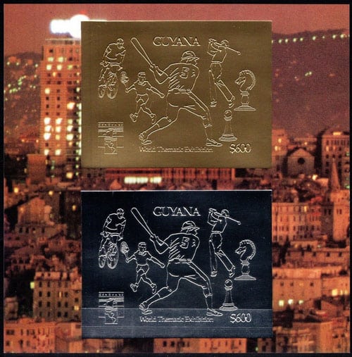1992 Guyana – World Thematic Exhibition in Gold and Silver