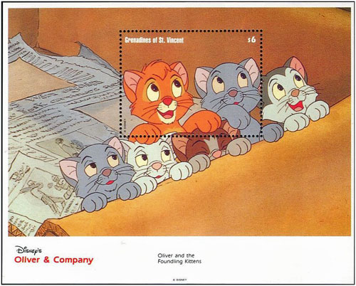 1992 St. Vincent – Oliver and the Founding Kittens