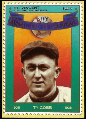 1992 St. Vincents – Hall of Fame Heroes, Ty Cobb