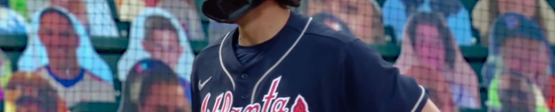 Cardboard Cutouts at Baseball Game