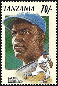 1993 Tanzania – Famous Black Athletes, Jackie Robinson 1993 Tanzania – Famous Black Athletes, Jackie Robinson