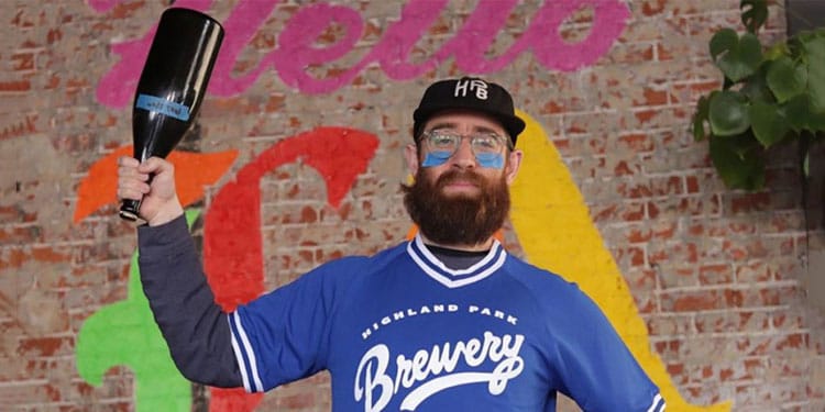 Bob Kunz of Highland Park Brewery Ready for Baseball